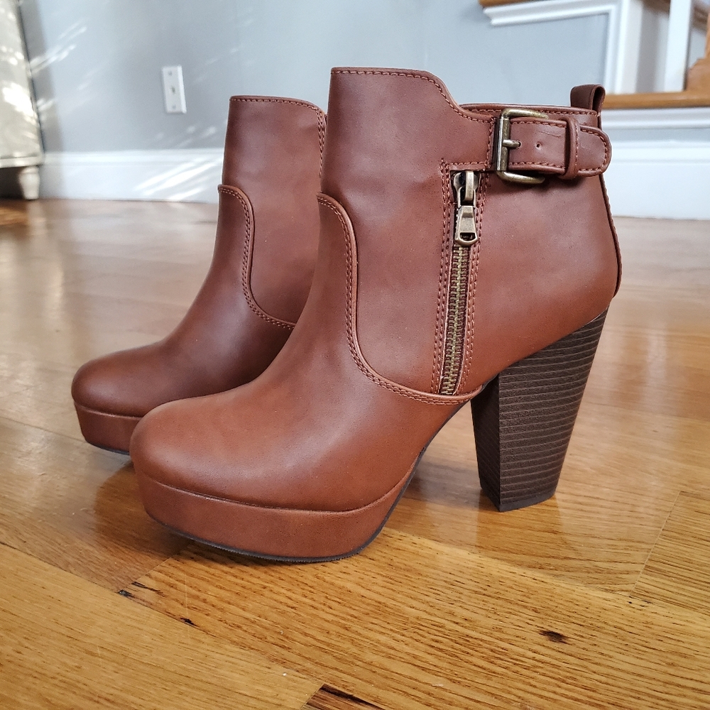 Material Girl Buckled Booties